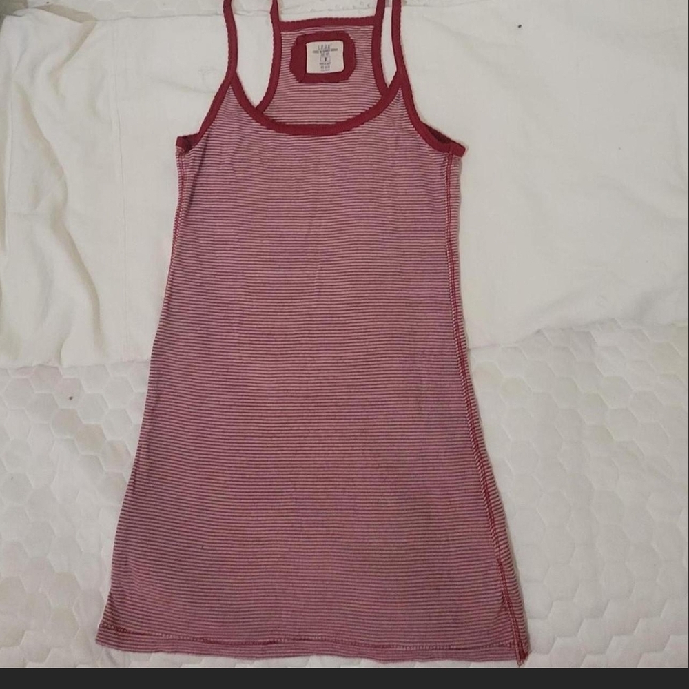 H&M Red Striped Tank Top